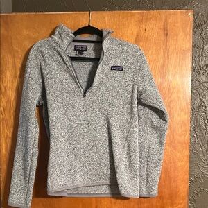 Patagonia Heather Gray Fleece Pullover